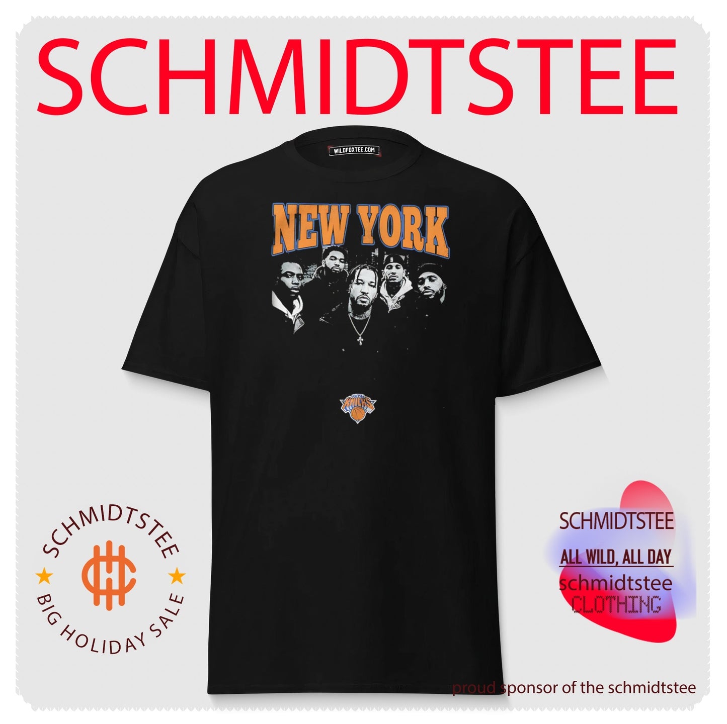 New York Knicks team members portrait shirt