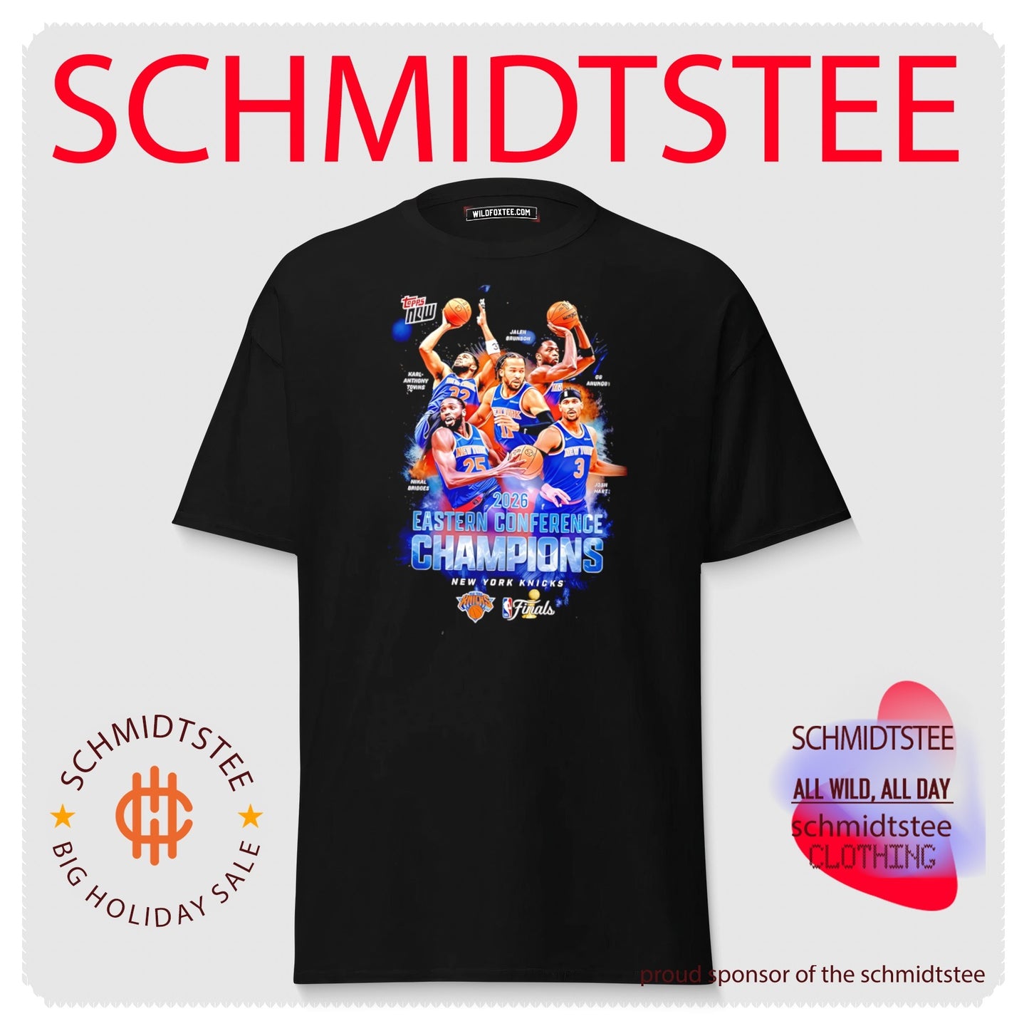 New York Knicks topps now 2026 Eastern Conference Champions shirt
