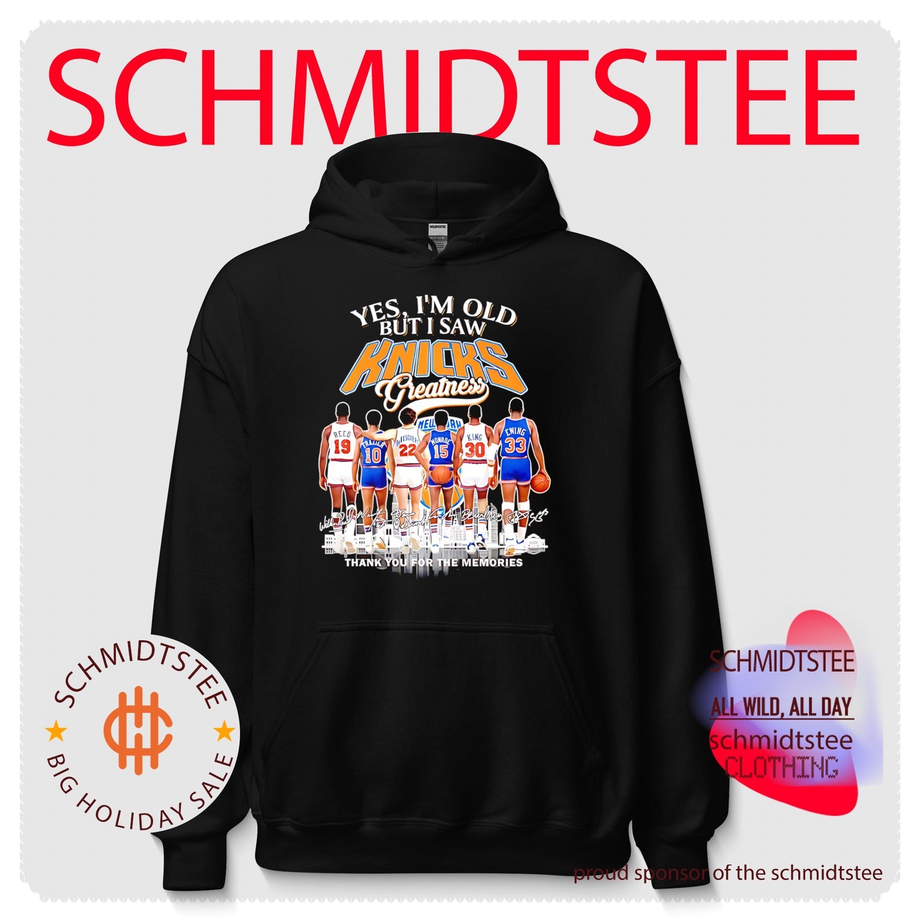 New York Knicks yes I’m old but I saw Knicks greatness thank you for the memories signature shirt