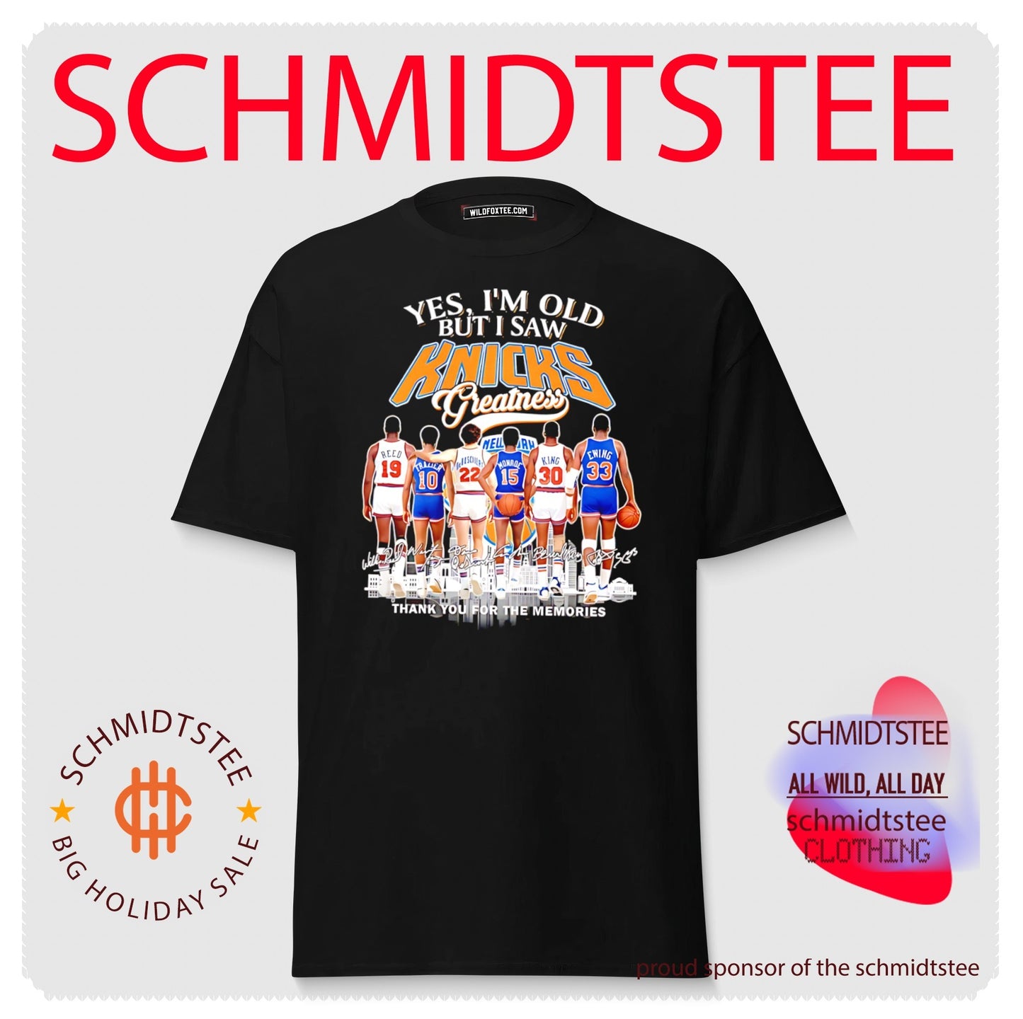 New York Knicks yes I’m old but I saw Knicks greatness thank you for the memories signature shirt