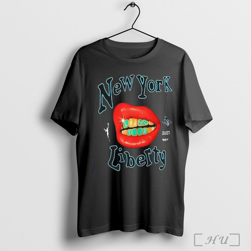 New York Liberty Black Spot 2025 T Shirt