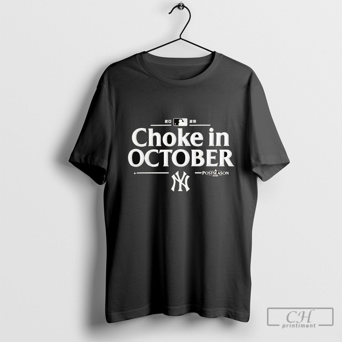 New York Yankees 2025 Choke In October Mlb Postseason Shirt Sweater