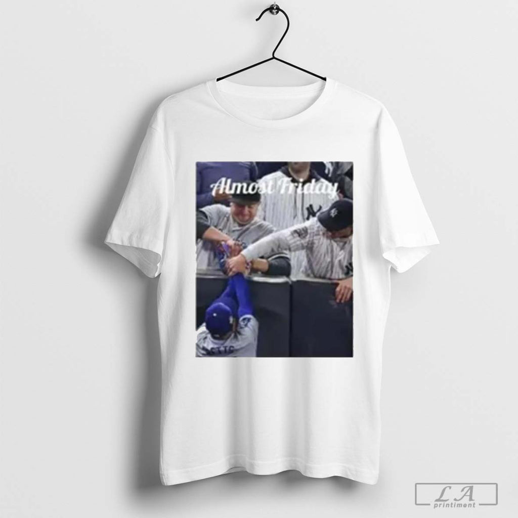 New York Yankees Fans Grabbing Mookie Betts Glove Almost Friday