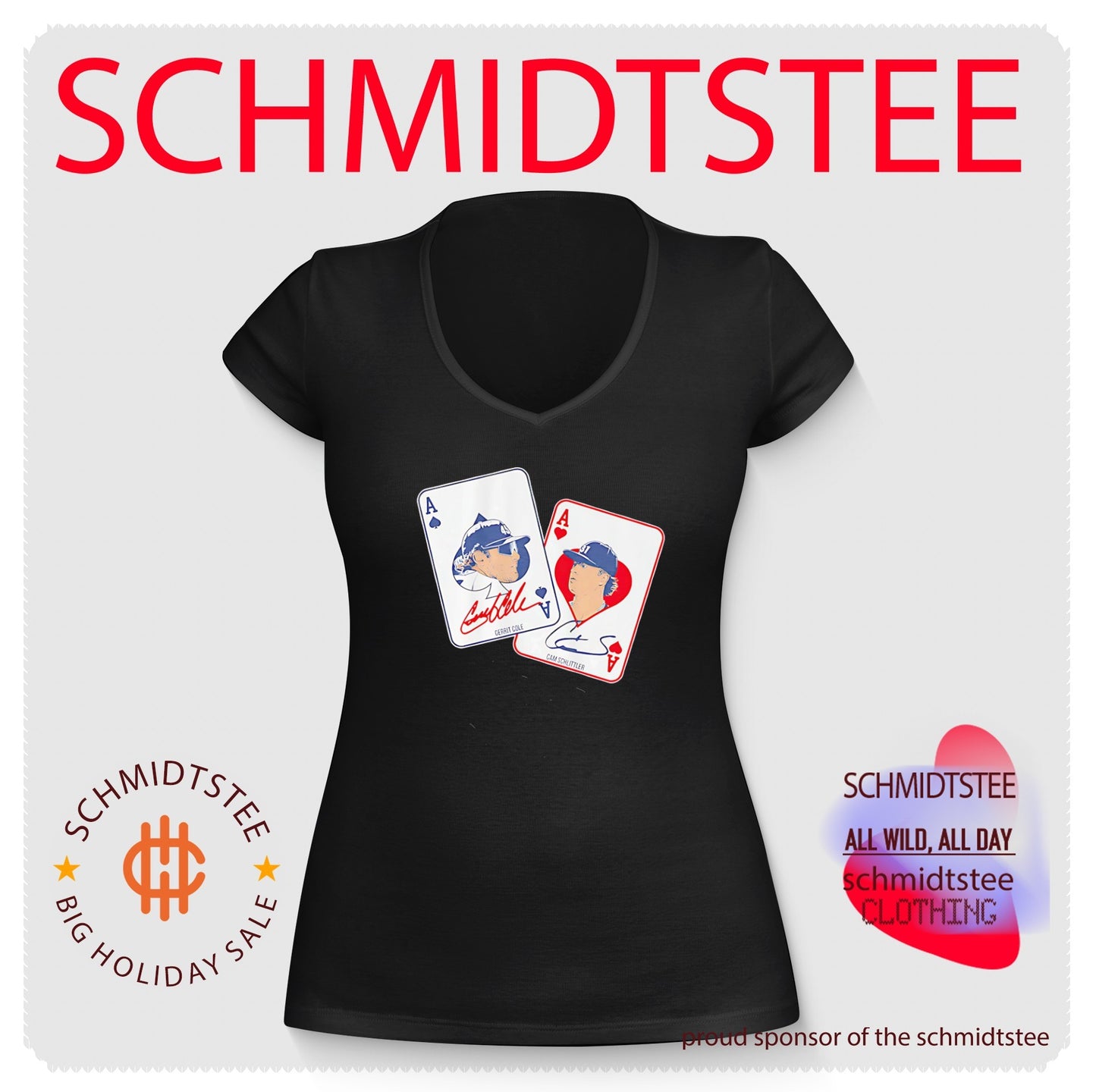 New York Yankees Gerrit Cole and Cam Schlittler Pocket Aces shirt
