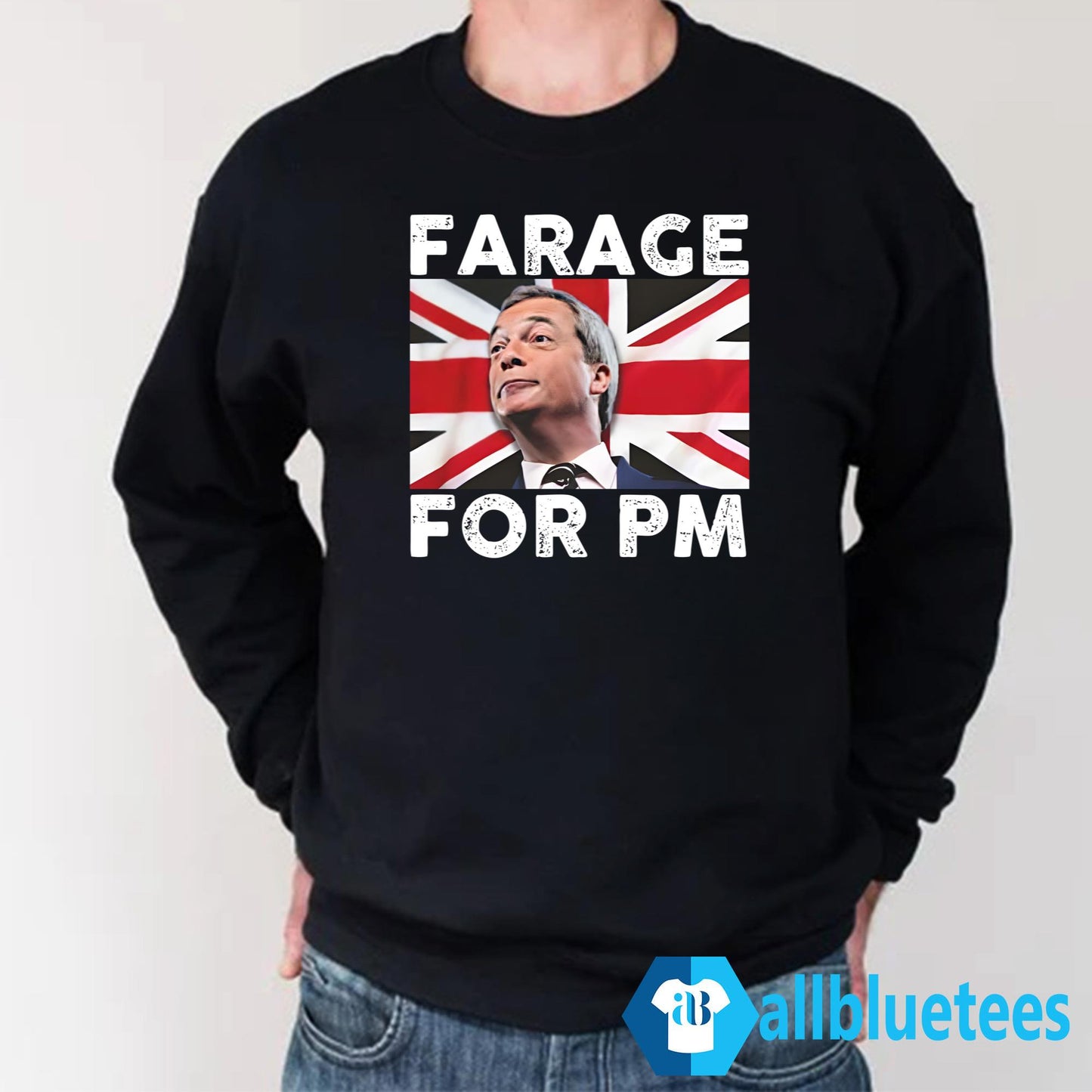 Nigel Farage Farage For PM Britain Flag Shirt