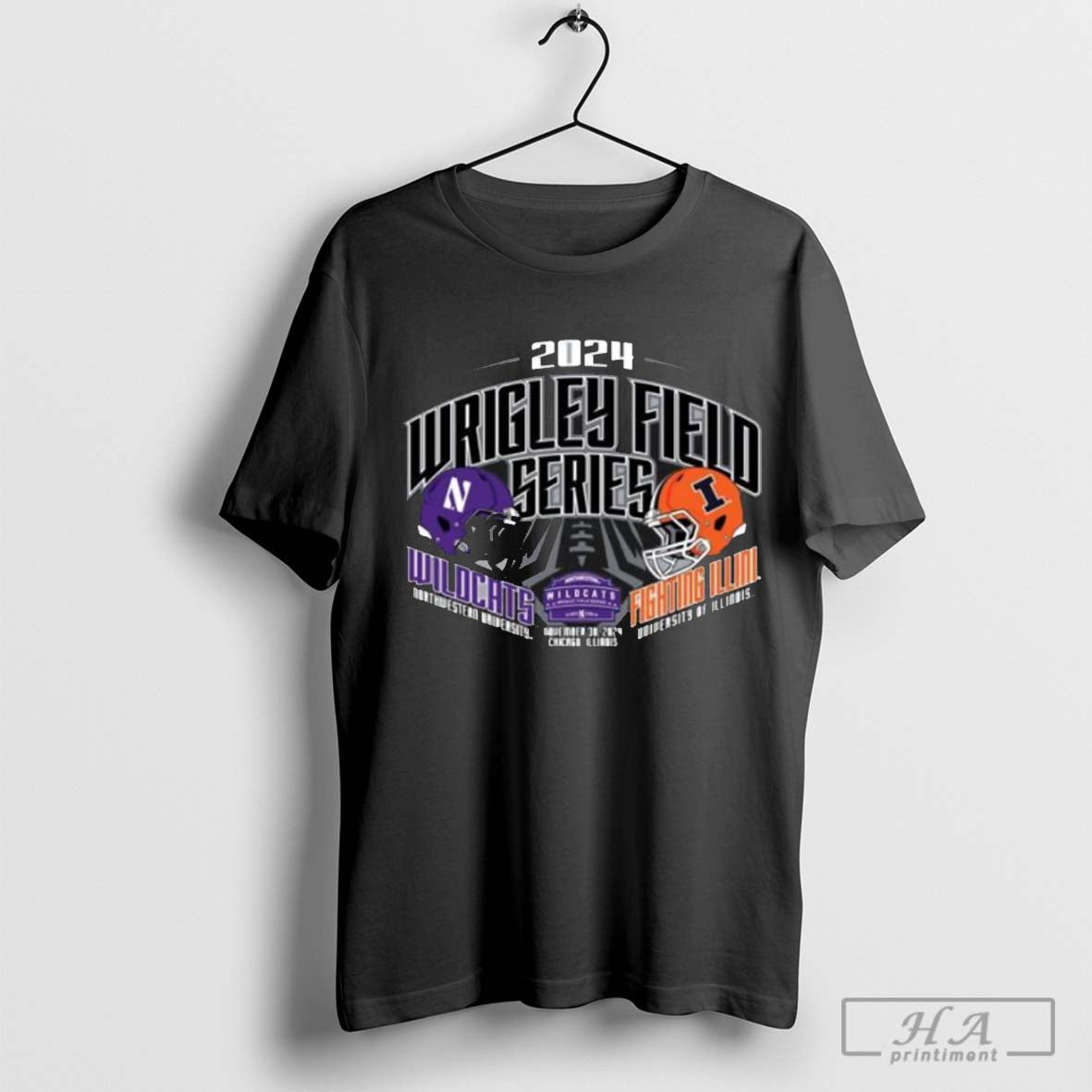 Northwestern Wildcats Vs Illinois Fighting Illini 2024 Wrigley Field Series