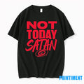Not Today Satan Carolina Hurricanes Logo Tshirts Sweater