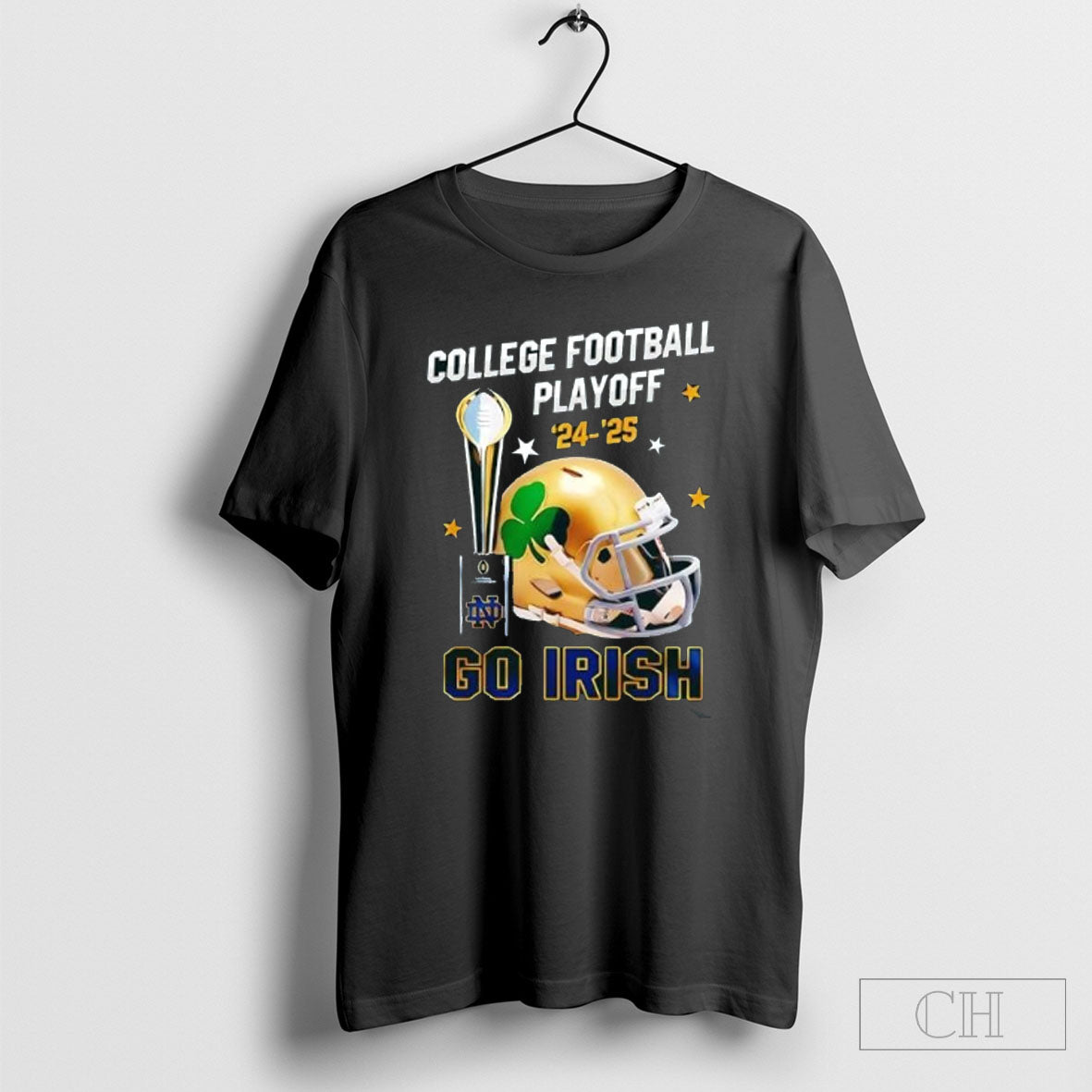 Notre Dame Fighting Irish College Football Playoff 2024 25 Go Irish Helmet T Shirt Sweatshirt Cutom Poster Coffee Mugs Ornaments