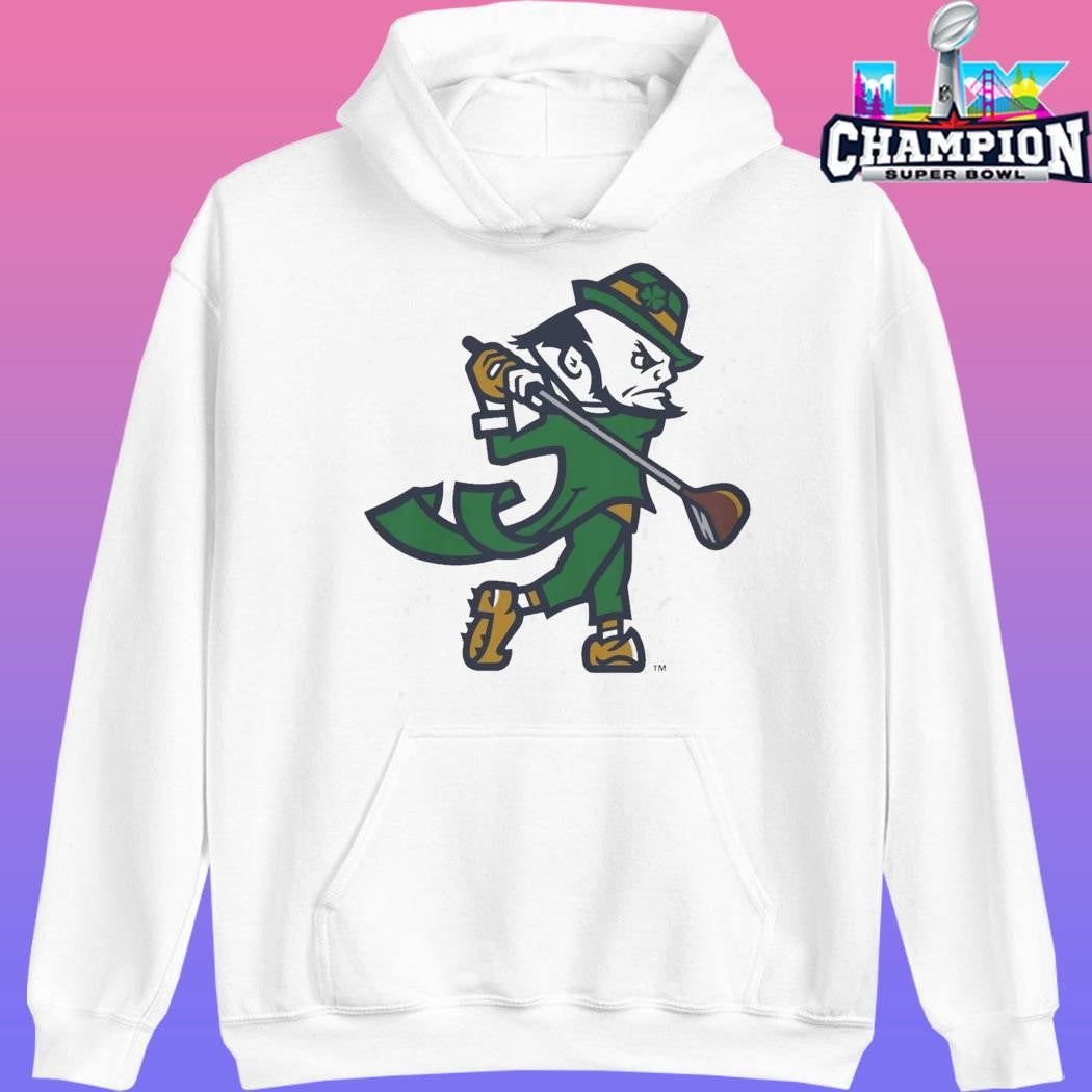 Notre Dame Golf Leprechaun Shirt