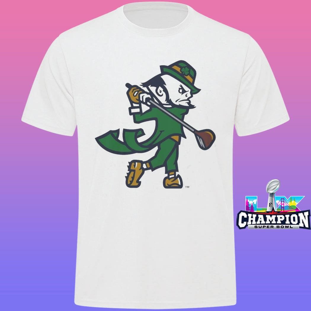 Notre Dame Golf Leprechaun Shirt