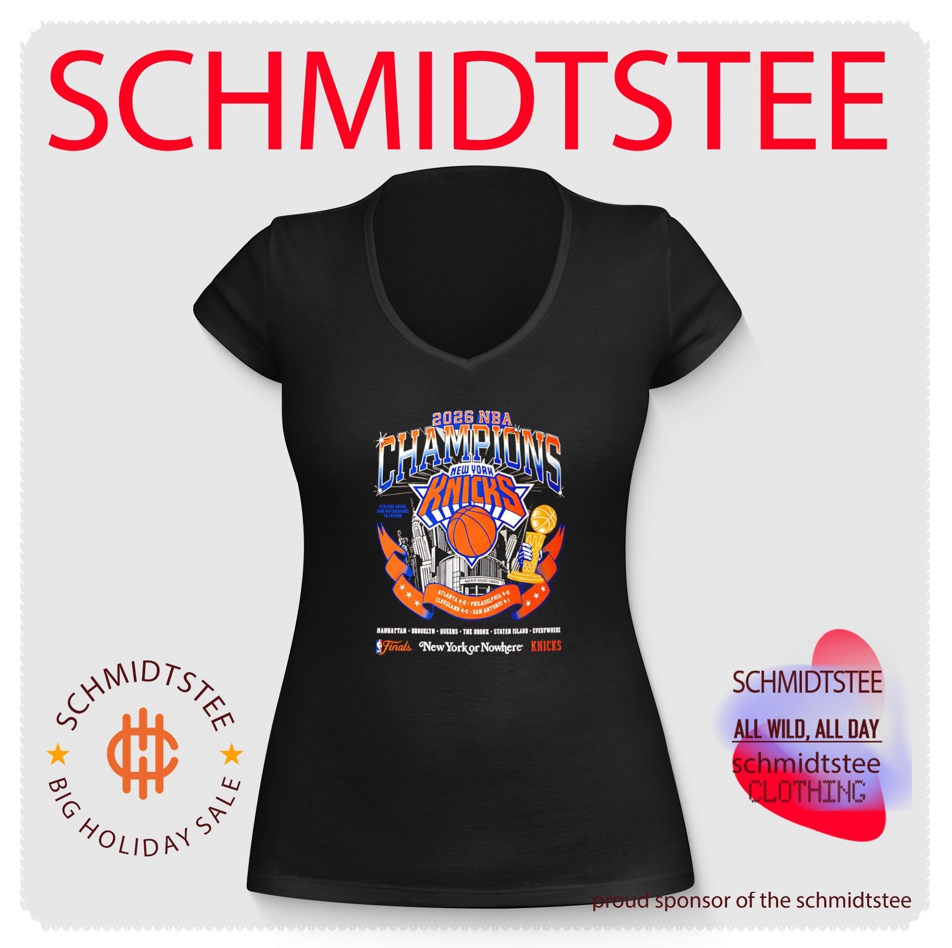 Ny Knicks 2026 NBA Champions New York or Nowhere skyline shirt