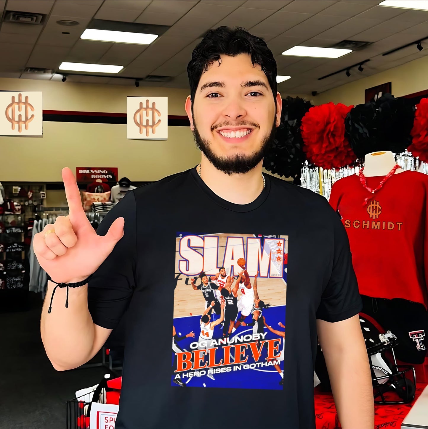OG Anunoby New York Knicks Believe a hero rises in gotham shirt
