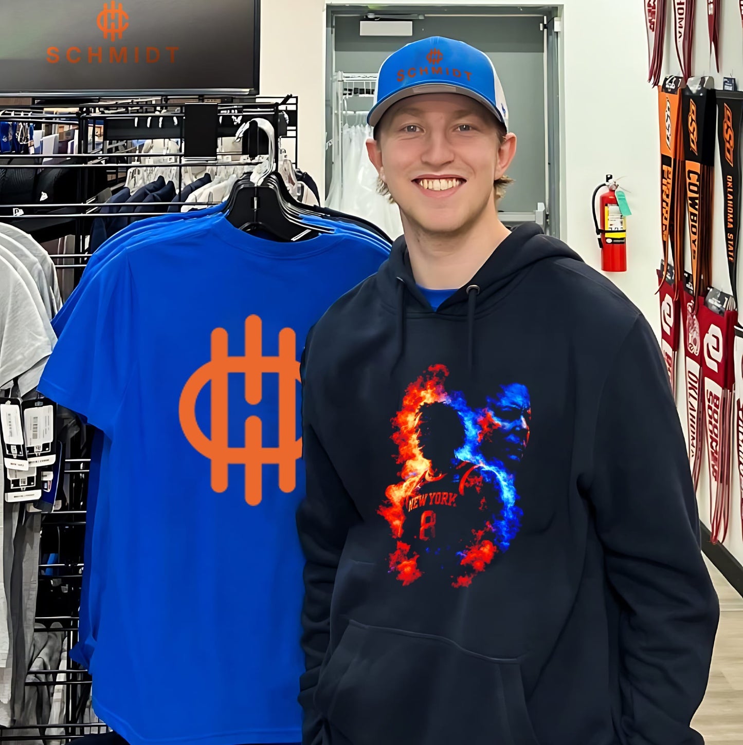 OG Anunoby New York Knicks Boogeyman graphic shirt