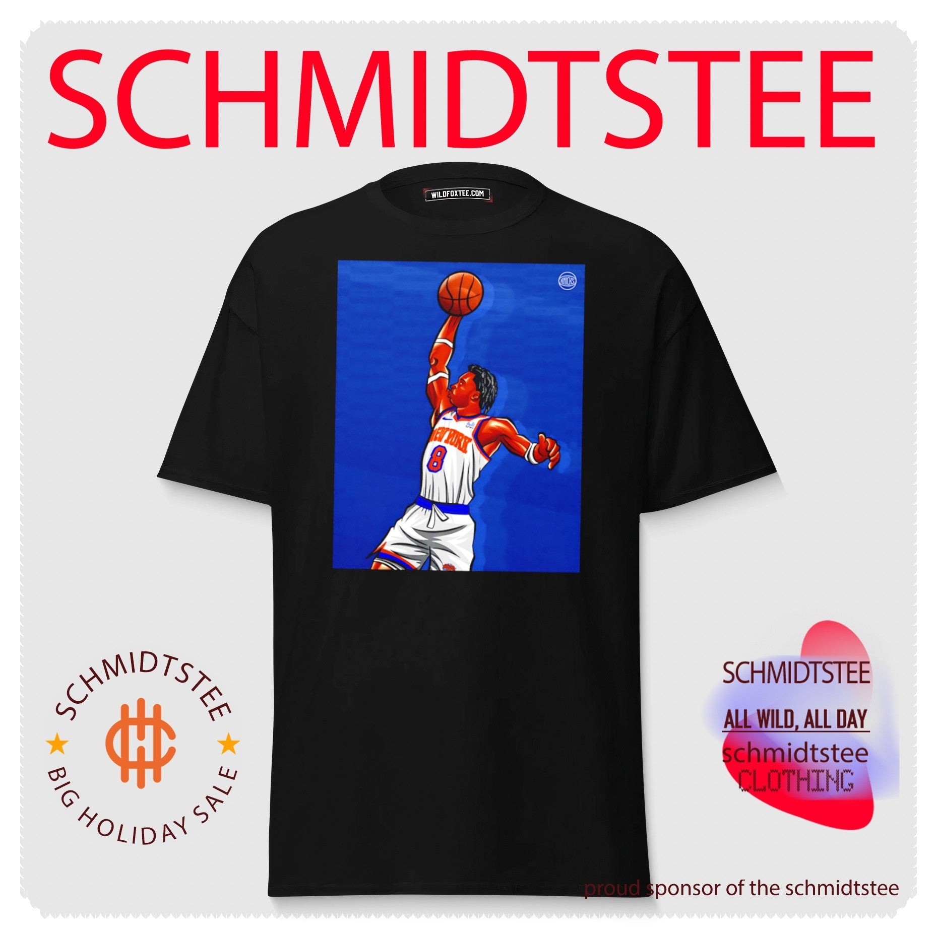 OG Anunoby New York Knicks The Hand of OG paint shirt