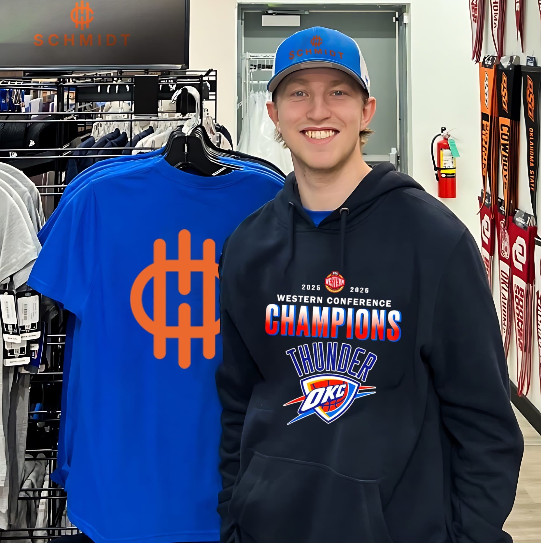 OKC Thunder 2026 NBA Western Conference Champions logo shirt