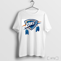 Okc Thunder Feather Basketball 2025 Logo T Shirt