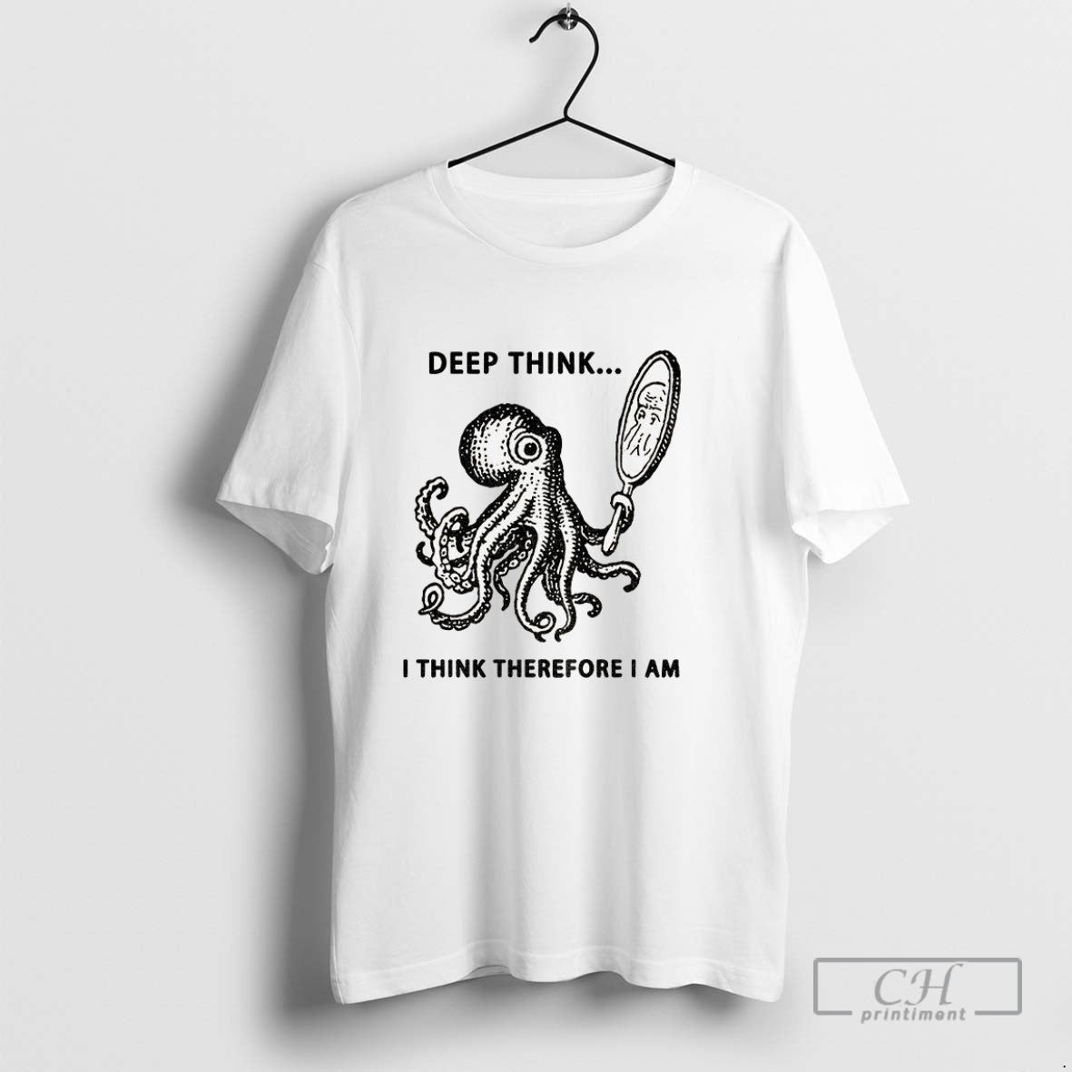 Octopus Looking In The Mirror Deep Think I Think Therefore I Am