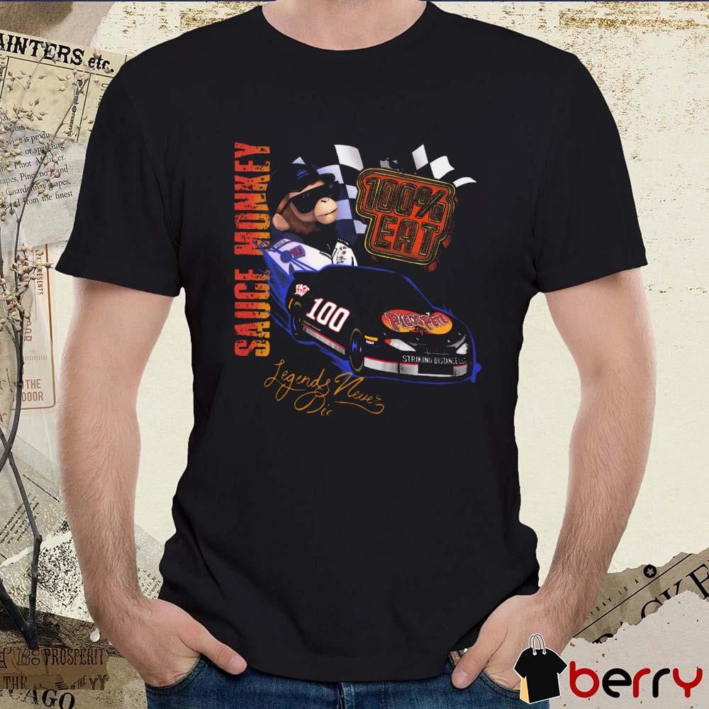 100 Percent Eat Monkey Intimidator Sauce Honkey Legends Never Die t-shirt