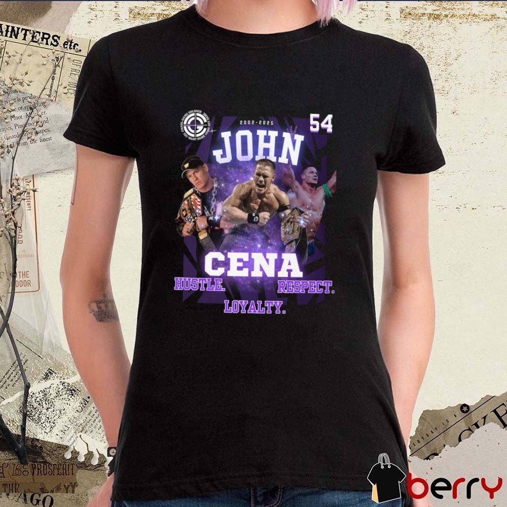 2002-2025 John Cena Legacy Hustle Respect Loyalty Chain-Gang Soldier You Want Some Come Get Some t-shirt