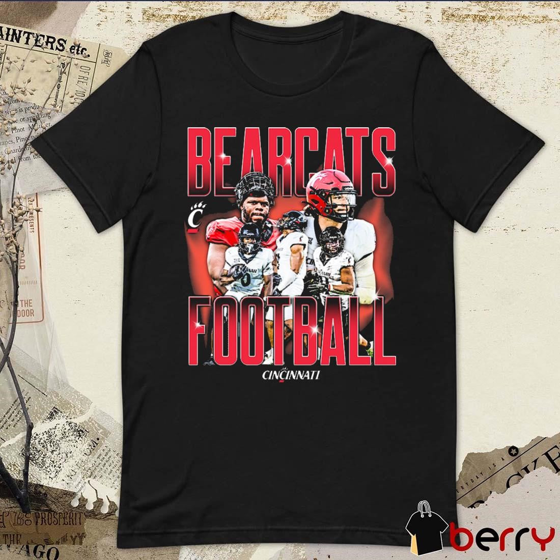 2024 Cincinnati Bearcats Football Players NCAA Graphic t-shirt