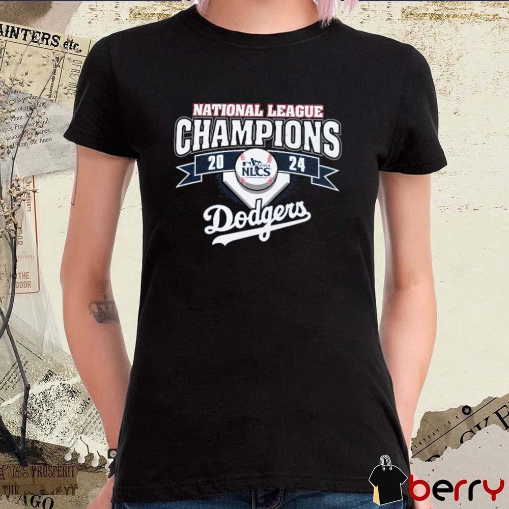 2024 Los Angeles Dodgers MLB NLCS National League Champions Franklin Vintage t-shirt