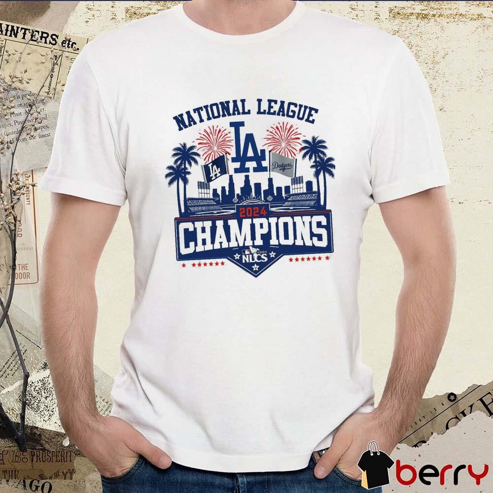 2024 Los Angeles Dodgers MLB National League NLCS Champions MLB Cityline Vintage t-shirt