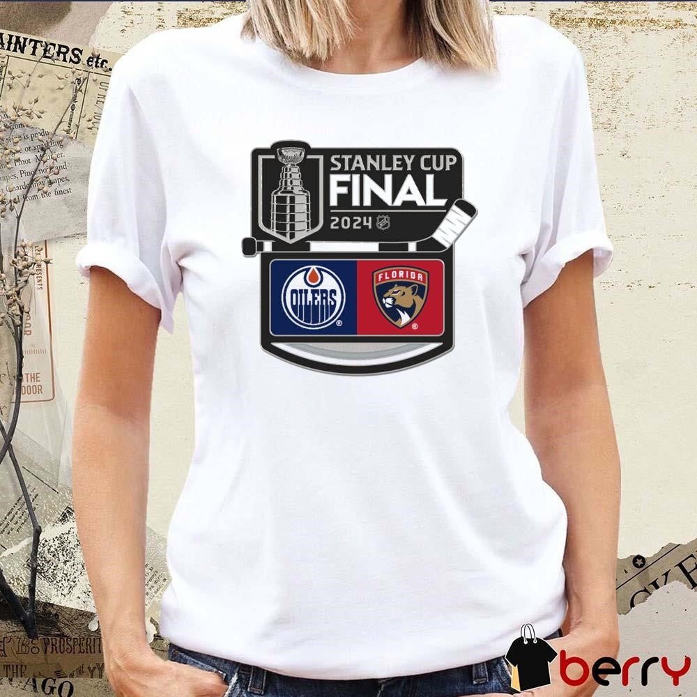 2024 NHL Stanley Cup Edmonton Oilers vs. Florida Panthers Dueling t-shirt