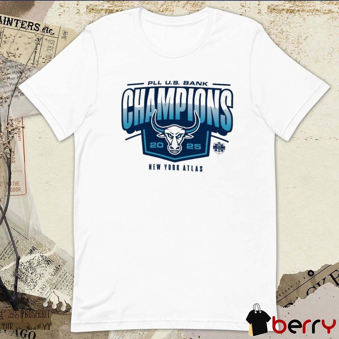 2025 PLL US Bank Championship New York Atlas Locker Room t-shirt