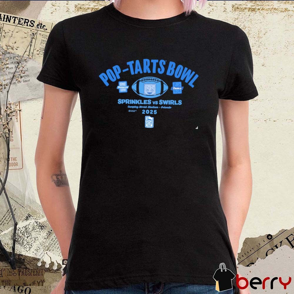 2025 Pop-Tarts Bowl 2-Team Sprinkles vs Swirls Camping World Stadium Orlando t-shirt