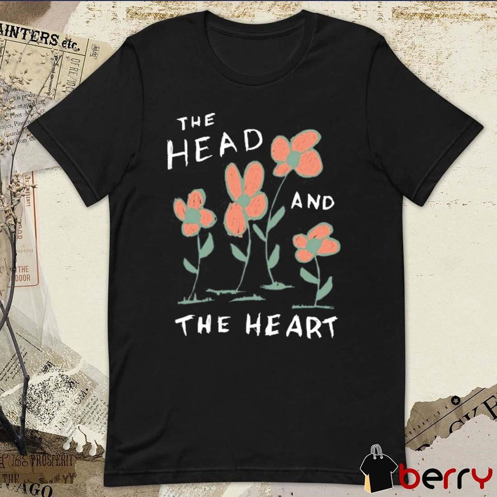 2025 The Head And The Heart Flower Painting t-shirt