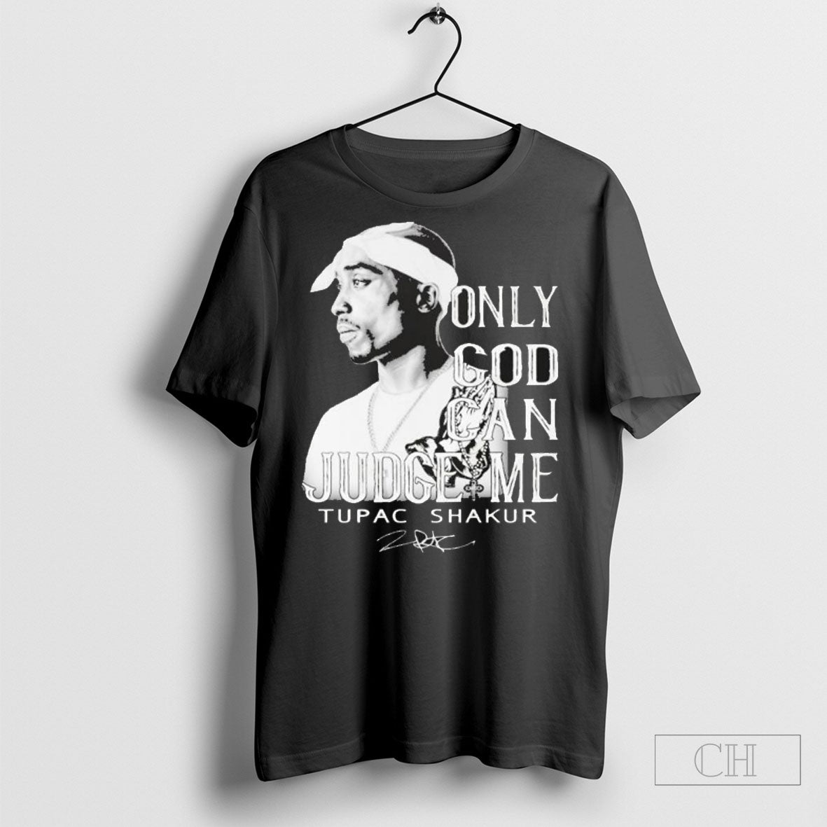 Official 2025 Tupac Shakur Only God Can Judge Me Signature T Shirt