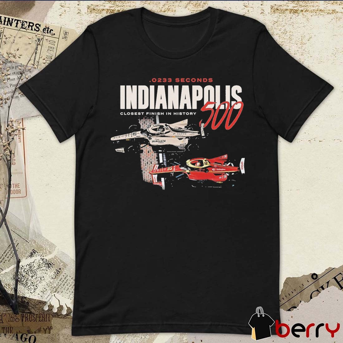 2026 .0233 Seconds Indianapolis 500 Closest Finish In History t-shirt