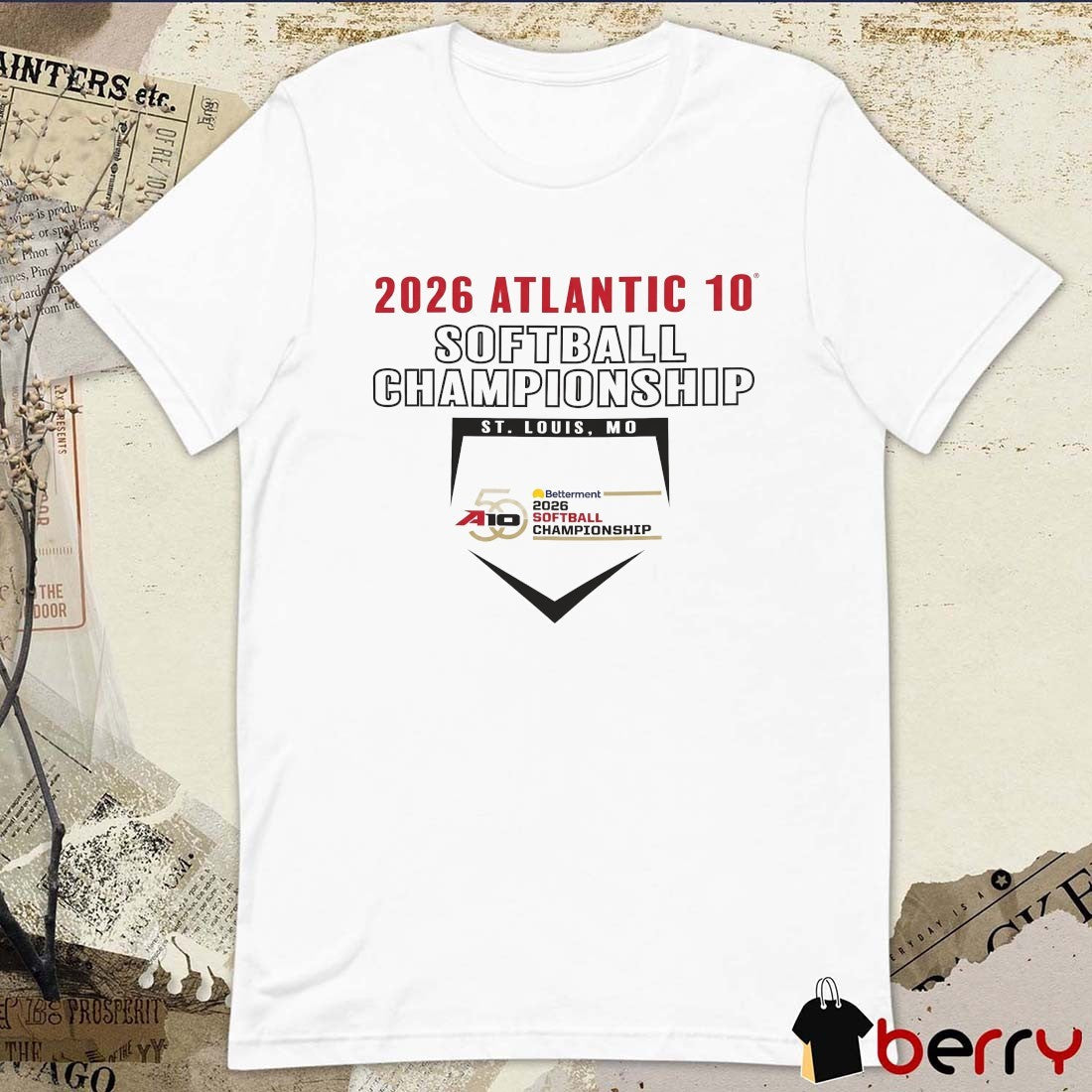 2026 A-10 Softball Championship St Louis MO t-shirt