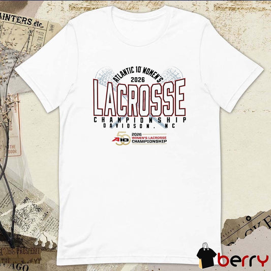 2026 A-10 Women’s Lacrosse Championship Davidson NC t-shirt
