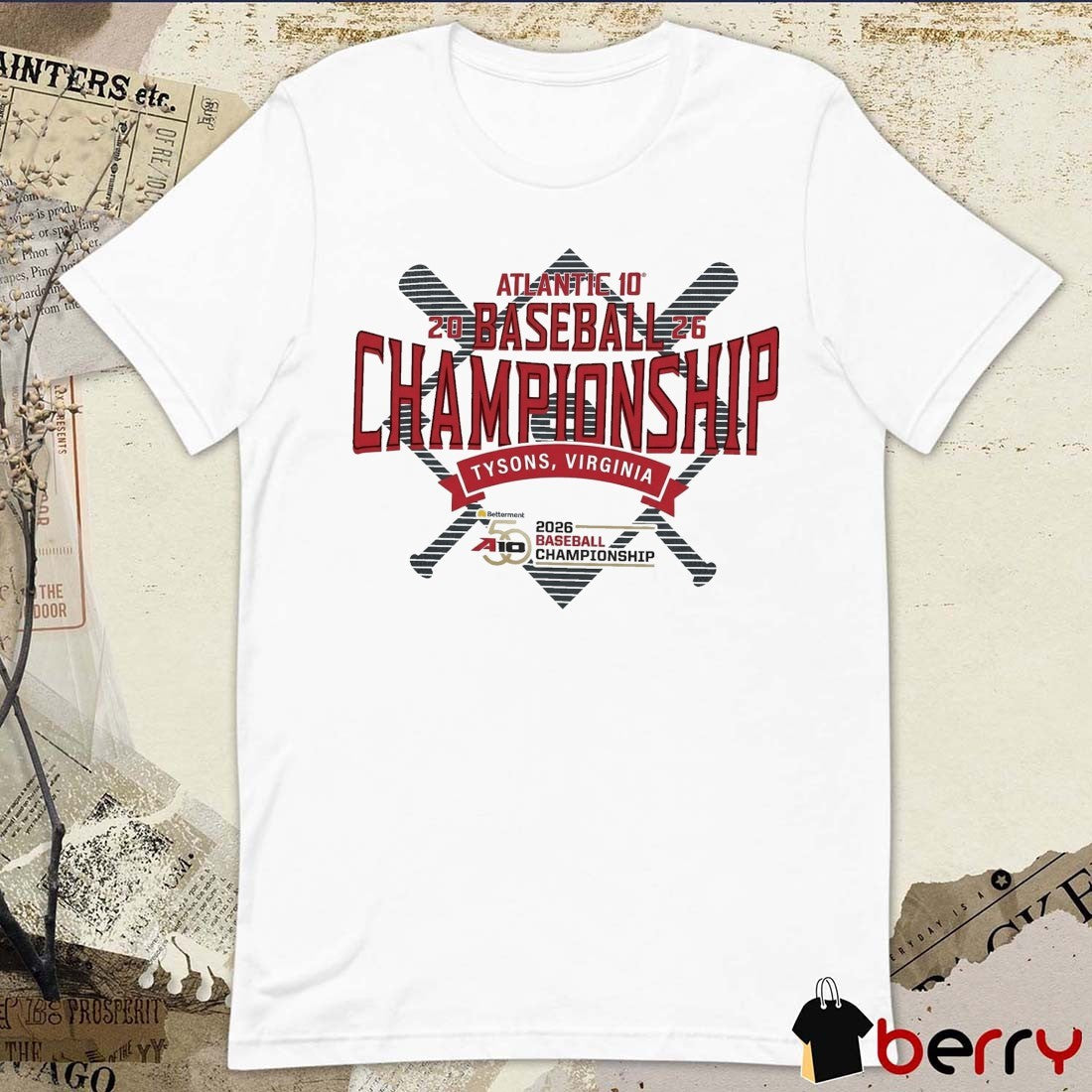 2026 Atlantic 10 Baseball Championship Tysons, Virginia May 20-23, 2026 t-shirt