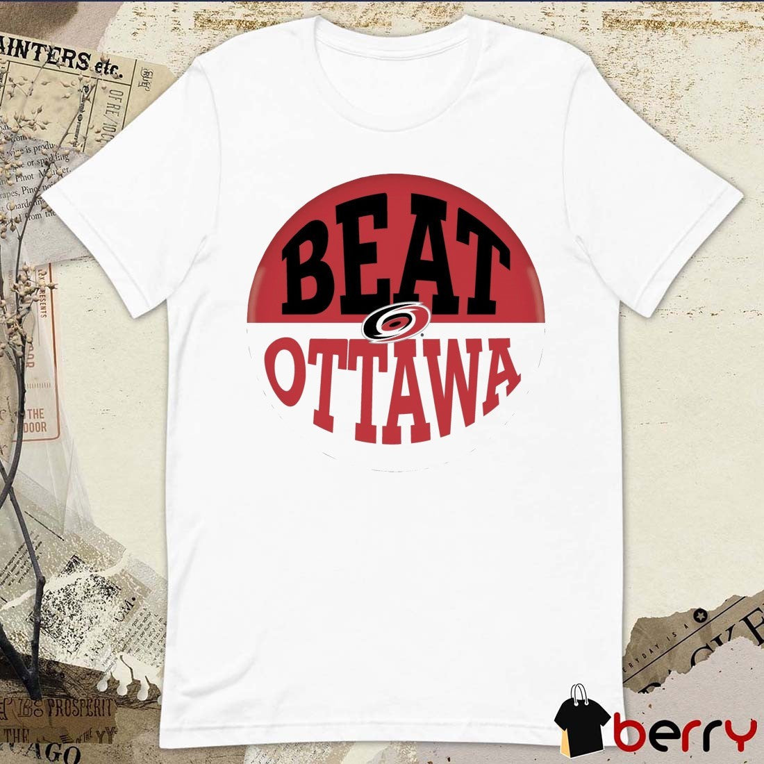 2026 Carolina Hurricanes Beat R1 City Ottawa t-shirt