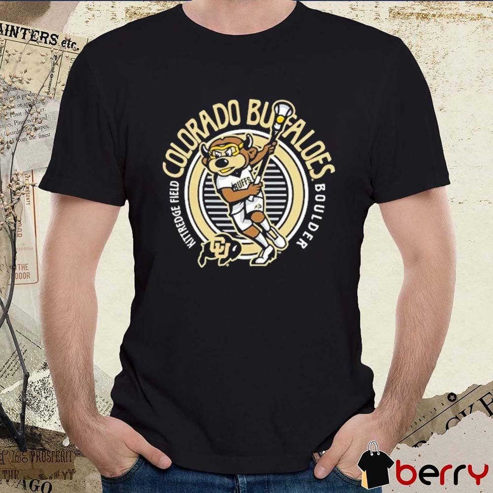 2026 Colorado Buffaloes Boulder Kittredge Field Mascot Lacrosse Layout t-shirt