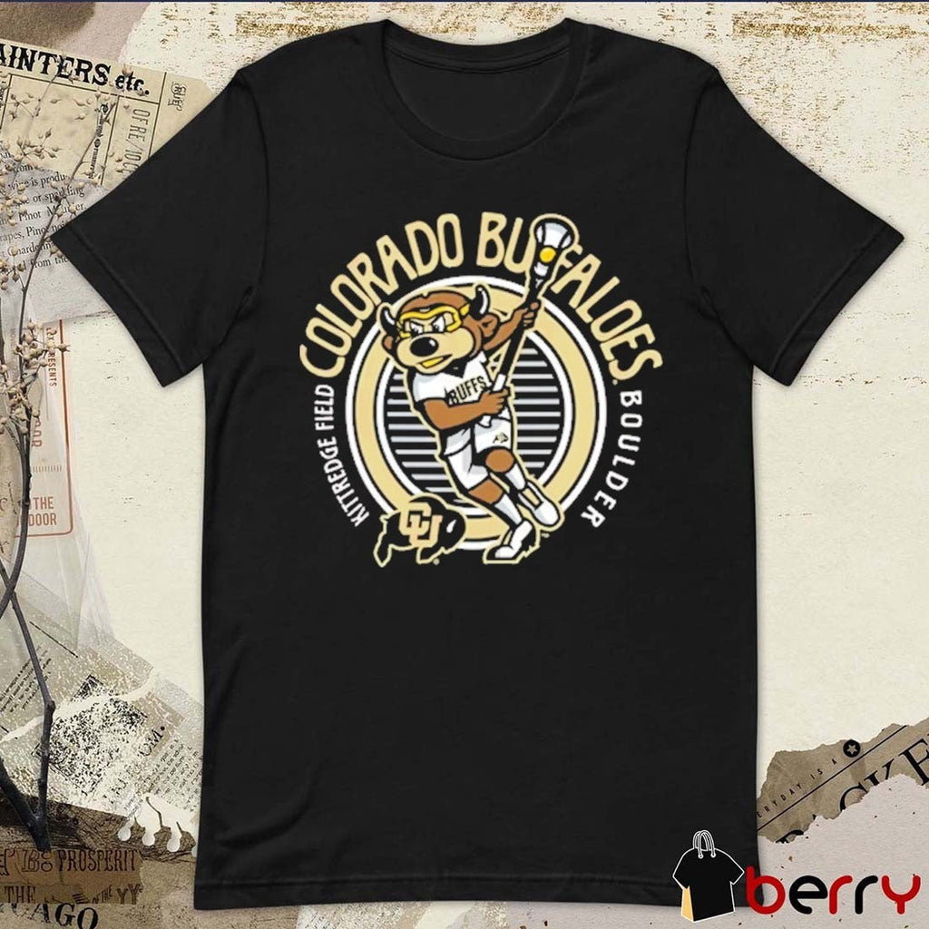2026 Colorado Buffaloes Boulder Kittredge Field Mascot Lacrosse Layout t-shirt