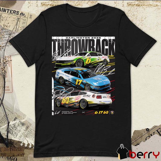 2026 Darlington Throwback Honoring The Career And Legacy Of Greg Biffle Signatures t-shirt