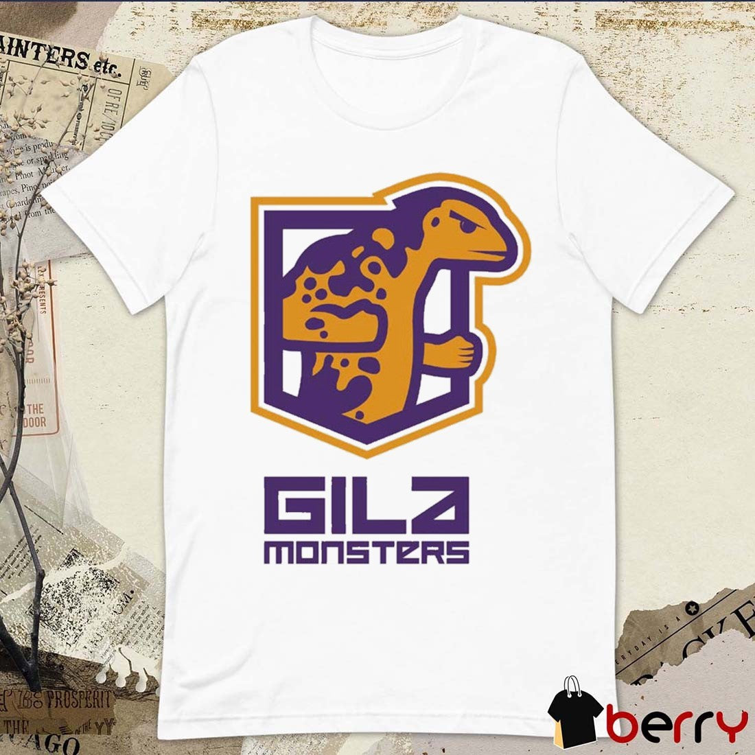 2026 Eastern Arizona Gila Monsters Logo t-shirt
