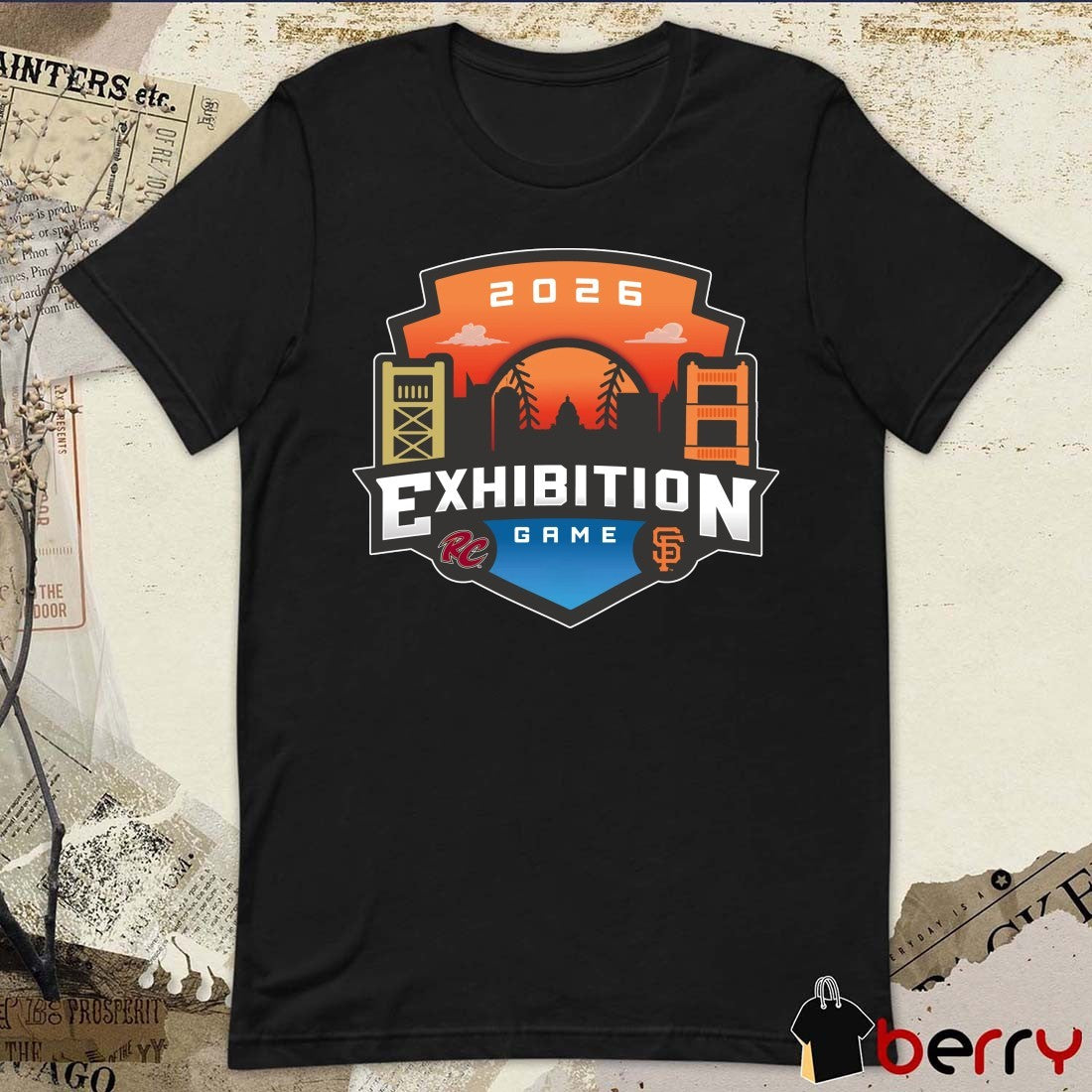 2026 Exhibition Game Sacramento River Cats and San Francisco Giants t-shirt