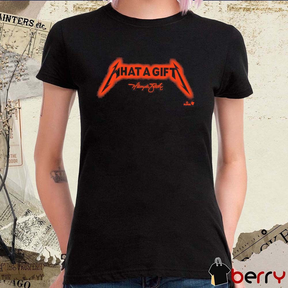 2026 Harrison Bader What a Gift San Francisco Giants Signature t-shirt
