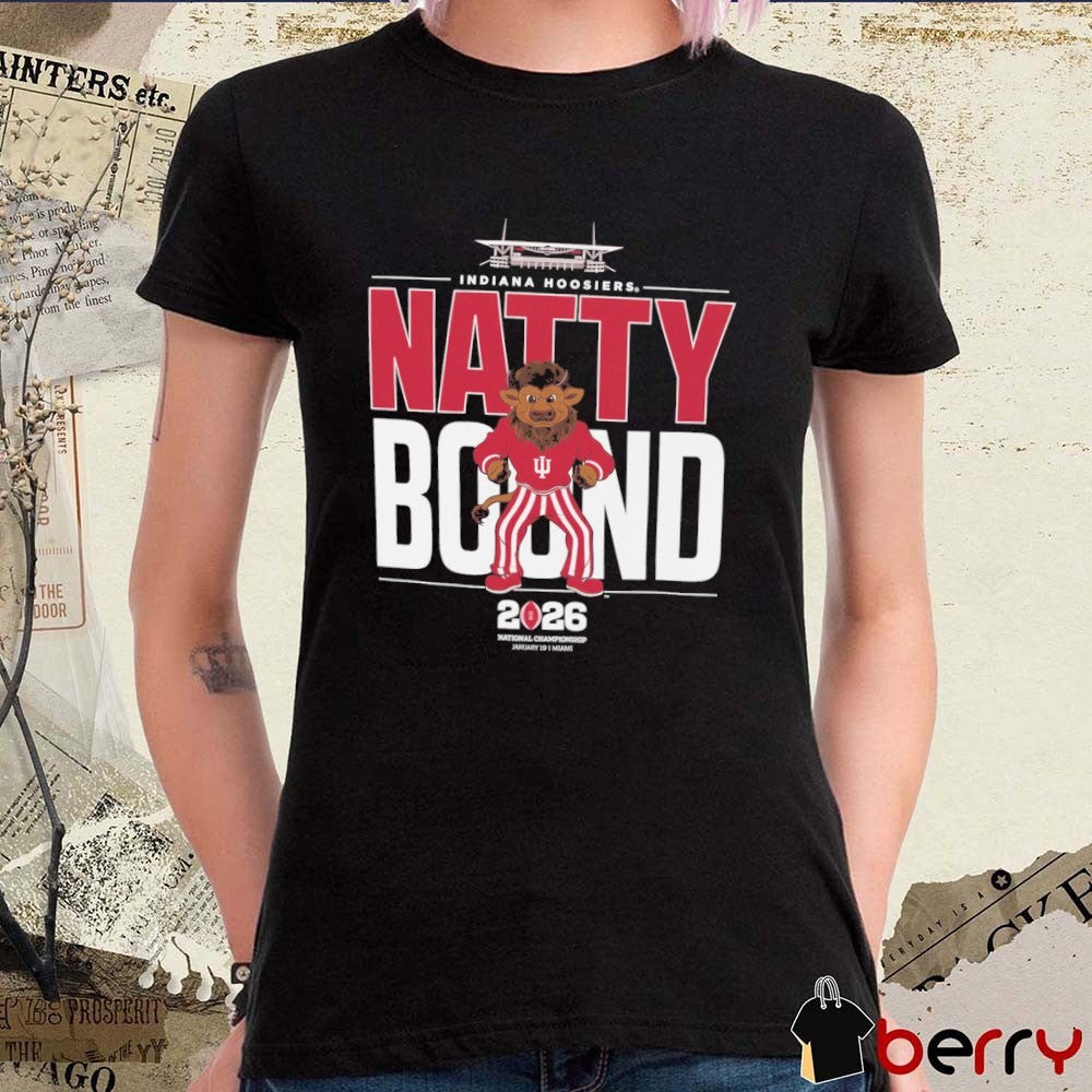 2026 Indiana Hoosiers CFP Natty Bound Bison Mascot Football Hoodie and t-shirt