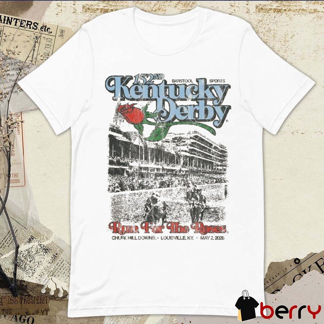 2026 Kentucky Derby x Run For The Roses Churchill Downs Louisville KY t-shirt