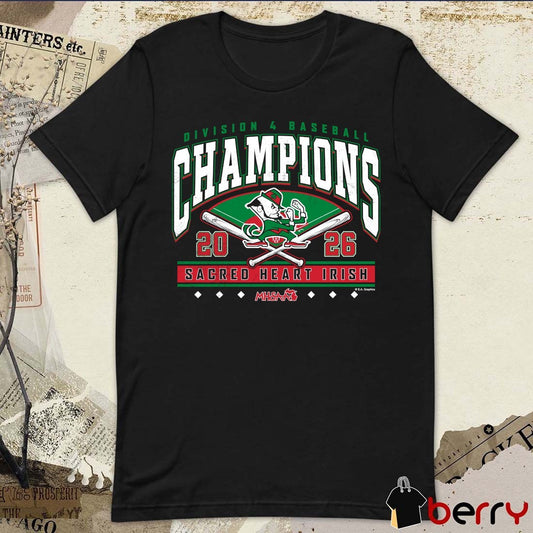 2026 MHSAA Baseball DIV Champions Sacred Heart Irish t-shirt