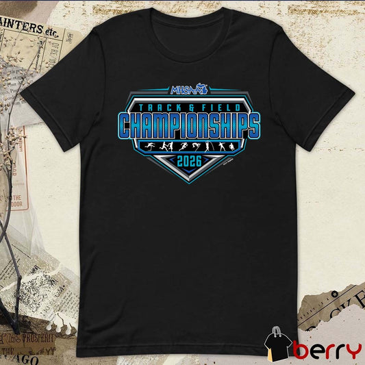 2026 MHSAA Track & Field Championships Logo t-shirt