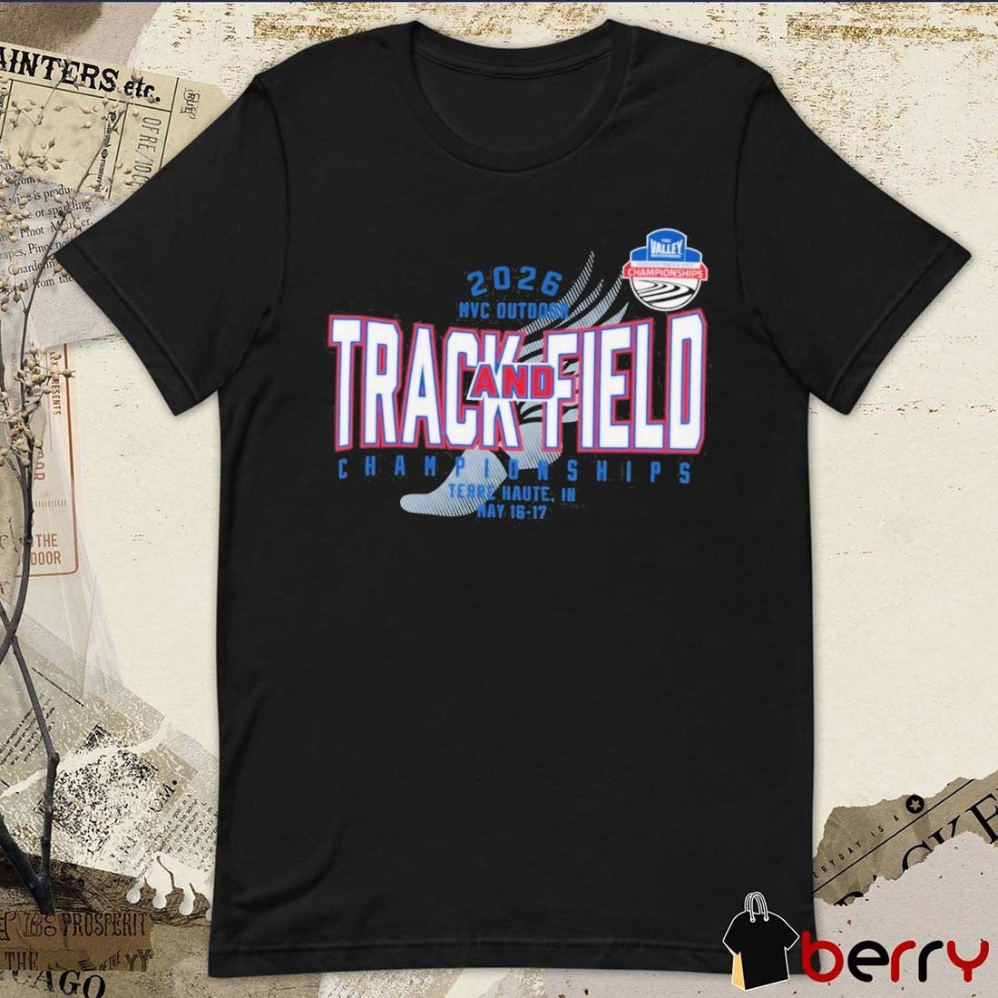 2026 MVC Outdoor Track & Field Championships Terre Haute IN May 16-17 t-shirt