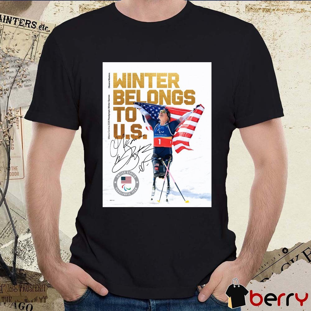 2026 Milano Cortina Paralympic Winter Games Belongs To U.S. Oksana Masters Signature t-shirt