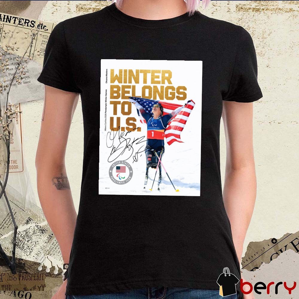 2026 Milano Cortina Paralympic Winter Games Belongs To U.S. Oksana Masters Signature t-shirt