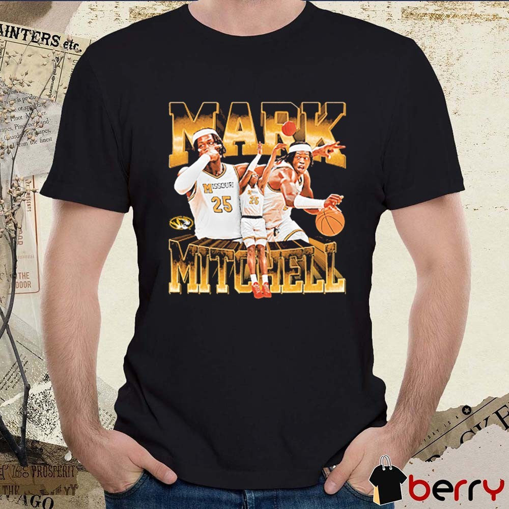 2026 Mizzou Tigers NIL Mark Mitchell Basketball Player t-shirt